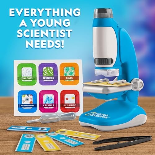 National Geographic Junior Microscope Science Kit with 250x Magnification - Image 5