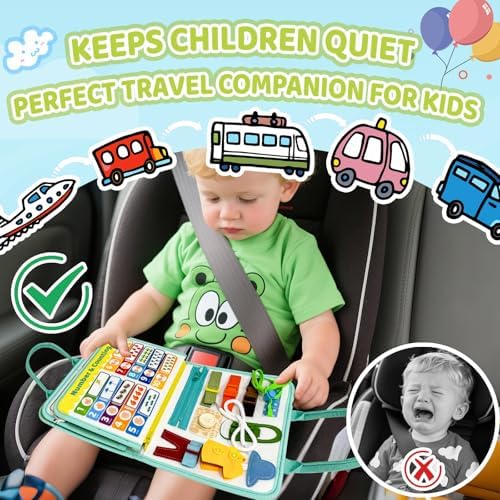 Aurasys Farm Busy Book Montessori Travel Toy for Toddlers - Image 5