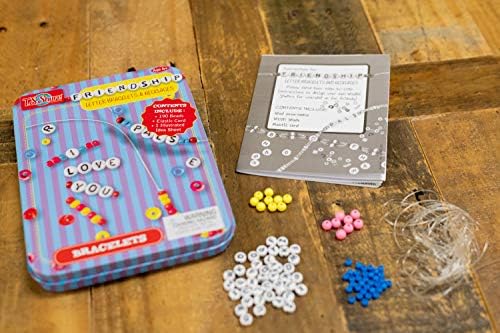 TS Shure by Bendon Friendship Bracelet Mini Craft Activity Tin with 190 Beads and Elastic Cord 51243 - Image 6