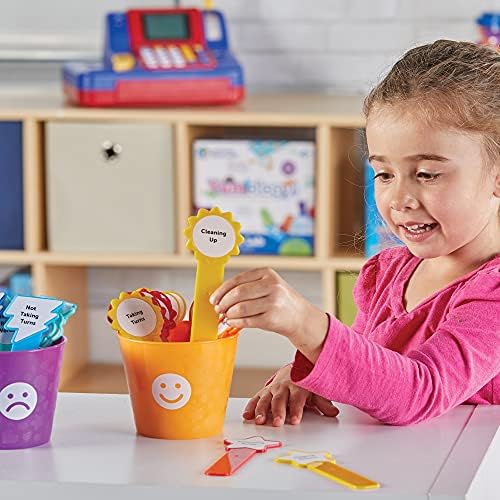 Learning Resources Good Behavior Buckets - Montessori Toys, Calm Down Corner Supplies, Social Emotional Learning Skills Games, Behavior Management Classroom Tools, Fine Motor Preschool, Kids Gifts - Image 4