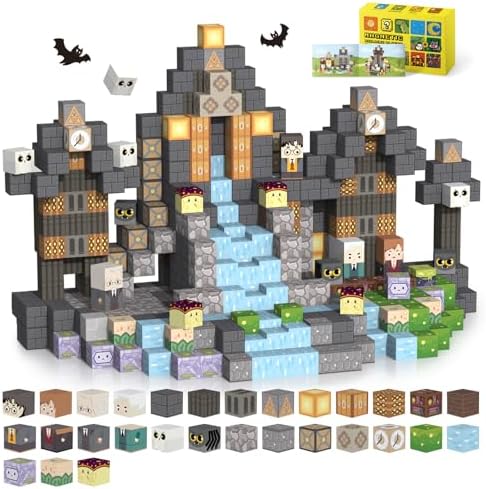 Magnetic Blocks— 120PCS Magnet Toys for Kids, Magnetic Building Blocks by Tinytrek