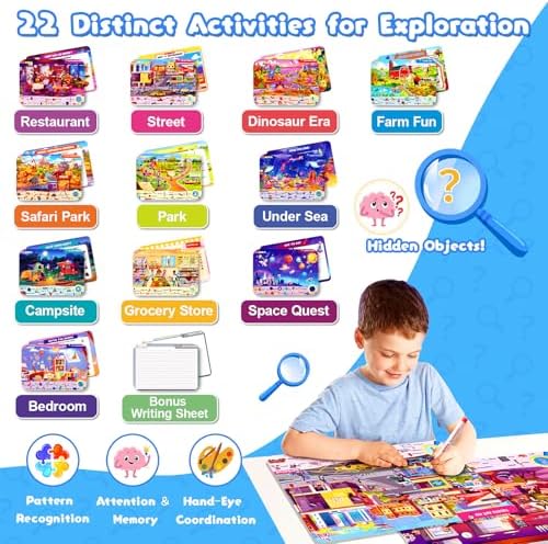 Baobrava Search and Find Game Books, Preschool Learning Activities for Kids - Image 4