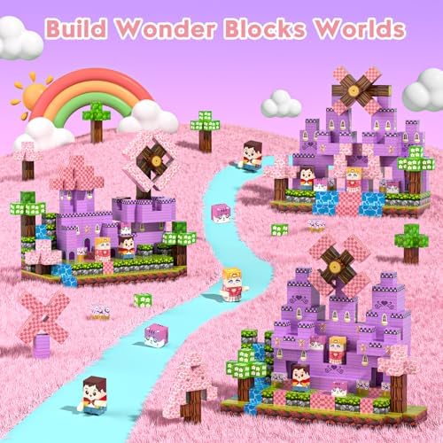 100PCS Magnetic Building Block,STEM Sensory Toys with Princess Castle Build - Image 3