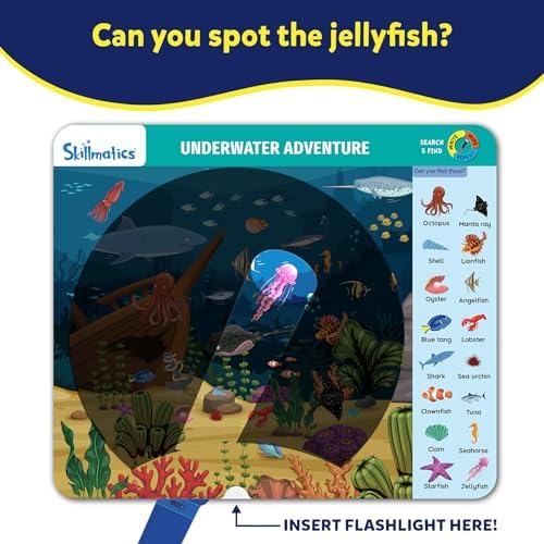 Skillmatics Preschool Learning Activity – Search and Find, Flashlight Magic - Image 2