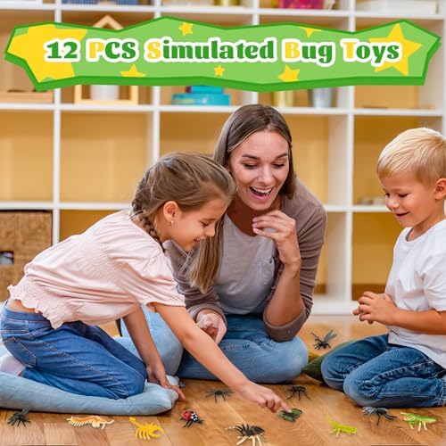 Bug Catching Kit for Kids 3-5: 17 PCS Bug Catcher Kit with Magnifying Glass - Image 5