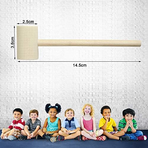 MIHEY 36 Pcs Wooden Hammers for Chocolate - Image 2