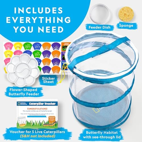 National Geographic Butterfly Growing Kit for Kids Nature Activity - Image 4