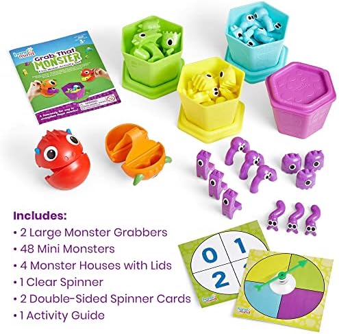 hand2mind Grab that Monster Fine Motor Activity Set, Ages 3+ - Image 2