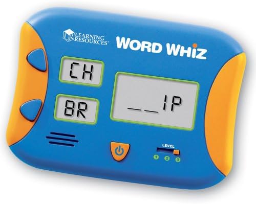 Learning Resources Word Whiz Electronic Flash Card, Letter Games for Kids, Word Recognition, Ages 5+ by LearningResources