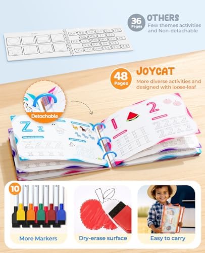 JoyCat Preschool Learning Activities 48 Reusable Pages for 3-8 - Image 3