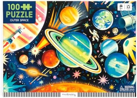 Mudpuppy - Outer Space 100 Piece Jigsaw Puzzle for Kids - Image 5