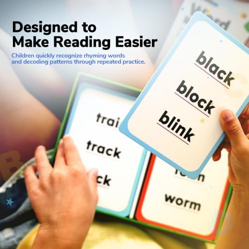 ABCmouse Word Reading Flashcards for Kids Ages 5 to 7, Kindergarten and Grade 1, 44 Flash Cards to Learn to Read with Beginning Blends, Digraphs, Advanced Word Families, Level 2: Emerging Series - Image 6
