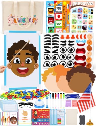 Pretend Teacher Role Play School Set Teaching Supplies for 3-8 Kids by Learn2M