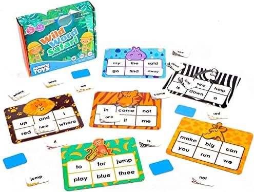 Wild Word Safari - CVC Sight Word Reading Games, Primary Phonics Flash Card Alternatives for Kids, Learning Activities/Resources and a Classroom Must Have - Image 2