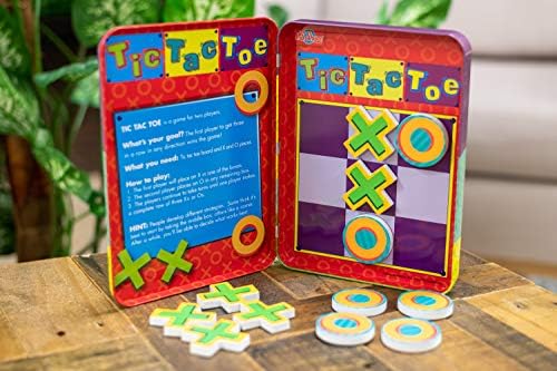 Bendon TS Shure Tic-Tac-Toe Games Magnetic Activity Tin with Foam Magnet Sheet 50522 - Image 3