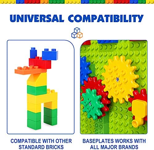 Large Building Blocks for Toddlers Kids Age 2-5, 100 PCS Set with Baseplate - Image 2