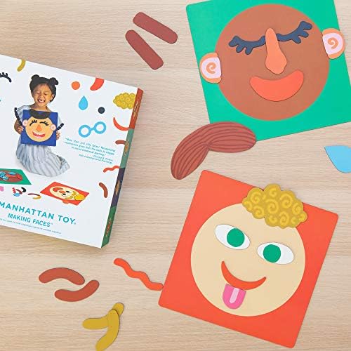Manhattan Toy Making Faces 34-Piece Bilingual Emotion Toy for Kids 3 Years and Up for English and French Learning - Image 4