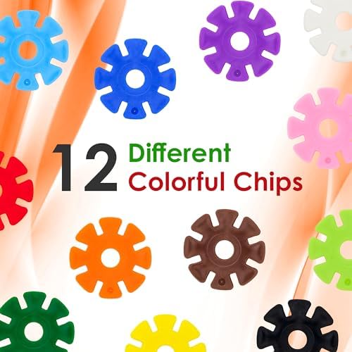 PicassoTiles Building Chip Interlocking Disc Construction Blocks in Gray Color STEM Learning Early Education Toy Engineering Playset Child Brain Development for Toddlers Girls Boys Kids Age 3+ PTF108 - Image 6