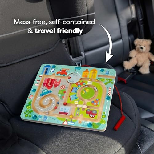 HABA Town Maze Magnetic Busy Board & Travel Toy for Toddlers Ages 2 & Up - Image 4