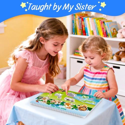 Busy Book for Toddlers 3-5, Preschool Learning Activities, 30 Themes - Image 4