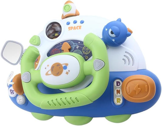 Caterbee Toddler Steering Wheel Montessori Toy, Educational Gift for Baby Toys 18 Months+ by caterbee