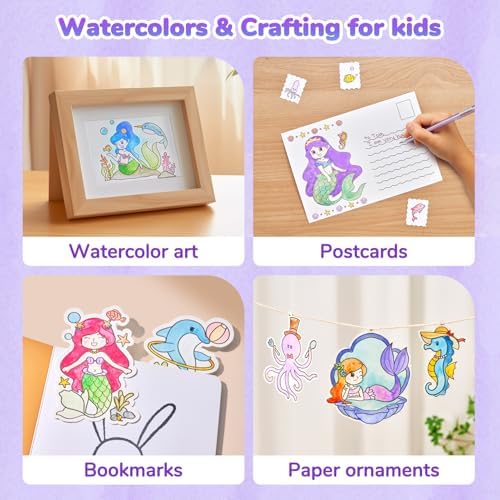 JoyCat Paint with Water Coloring Books for Toddlers (Underwater World) - Image 3