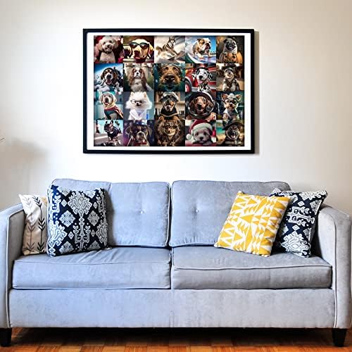 Think2Master Cute Dogs 250 Pieces Jigsaw Puzzle Featuring heartwarming Puppies and Dogs. Great Puzzle. Great Gift. Large Pieces. Size: 14.2” X 19.3” - Image 3