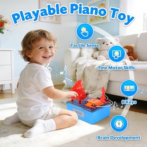 Science Kits for Kids, Children's STEM Educational Toy, DIY Circuit Connections, Playable Piano Enlightenment Toy, Educational Fun Toy Gift for Boys and Girls - Image 3