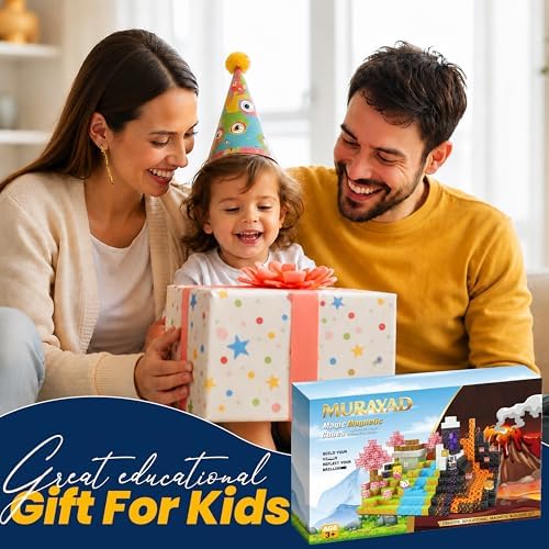 200PCS Magnetic Building Blocks for Kids Ages 3+ - STEM Lava Magnet Cubes Educational Set, Montessori Sensory Learning Toys for Boys & Girls, Indoor Outdoor Kids Birthday Gift. - Image 5