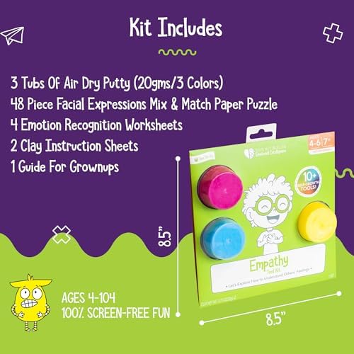 Open The Joy Empathy Builder Toolkit for Kids Ages 4+ Social Emotional Learning Toys, Emotional Intelligence Activities, Feelings Learning Kit, Therapy Tools for Children, Screen-Free Educational Gift - Image 6