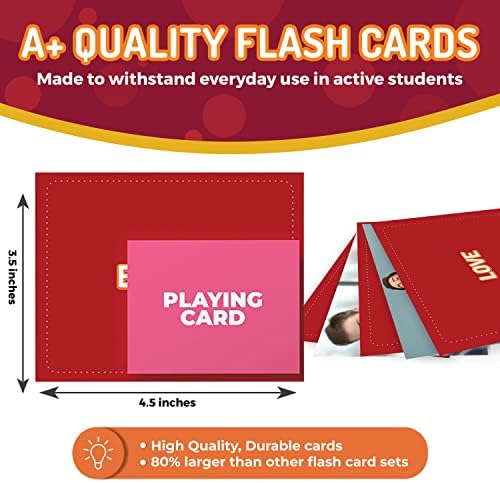 CreateFun 50 Emotions Flash Cards V2 - Therapy Photo Cards for Autism, ESL - Image 5