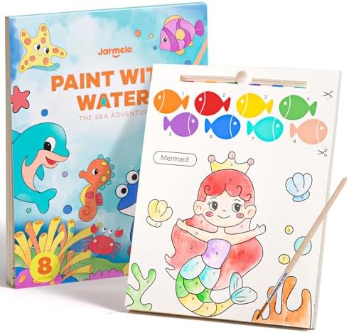 Jar Melo Paint with Water Books for Toddlers, Ocean Animals by JarMel%C3%B3