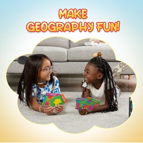 GeoToys GeoCards, World Complete Edition Flash Cards Geography Game, Countries of the World Flashcards, Kids Card Games for Families, Home, School & Travel - Fun Games for Kids Ages 4 and Up - Image 2