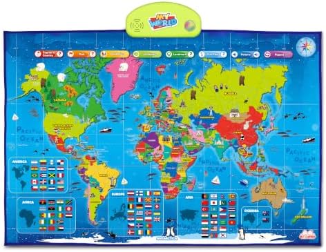 BEST LEARNING i-Poster My World - Interactive Talking World Map for Kids by BESTLEARNING