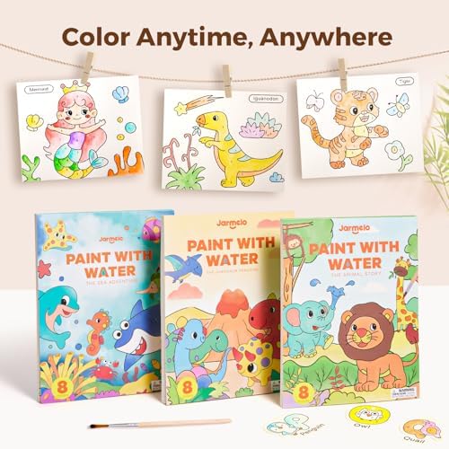 Jar Melo Paint with Water Books for Toddlers, Dinosaurs - Image 4