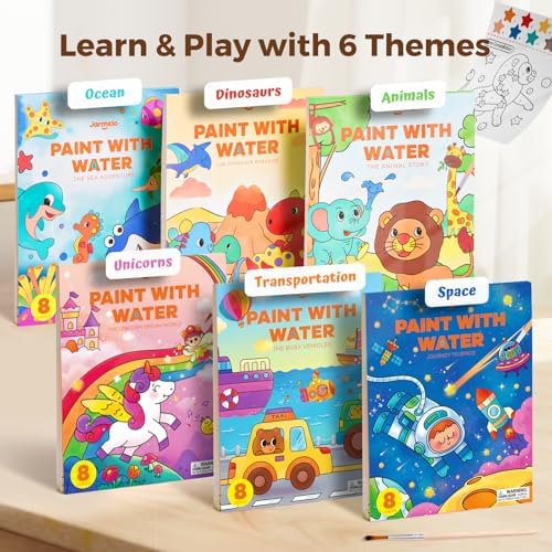 Jar Melo Paint with Water Books for Toddlers, Transportation - Image 6