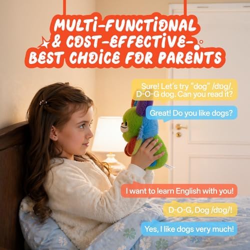 AI Learning Toys for Toddlers with Smart Interactive, Educational Toys for Preschool Learning Activities, Emotional AI Companion, Phonics Practice, Knowledge Q&A, Storyteller ect, Multiple Languages - Image 3