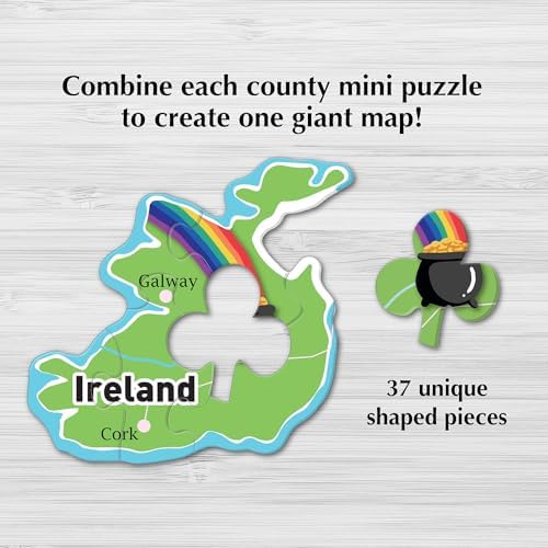 Re-marks Map of Europe Deluxe Jigsaw Puzzle with Whimsy Pieces - All Ages - Image 4