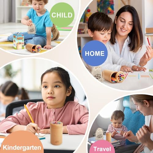 Montessori Toys for 1 2 Year Old Solid Wood Fine Motor Toy for 12 Month Old - Image 6