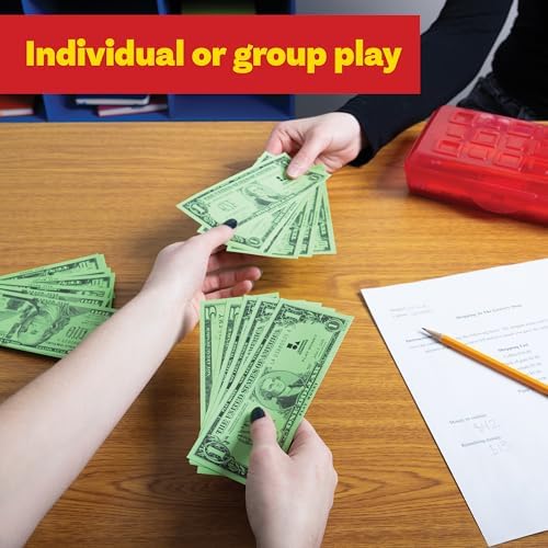 Learning Advantage Play Bills Set, Teach Money Math with Pretend Currency - Image 5