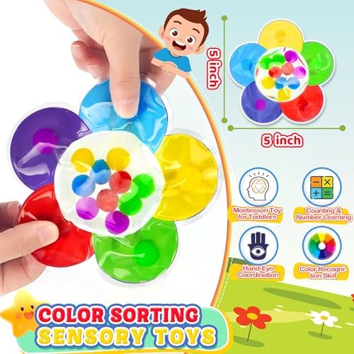 Sensory Travel Toys for Toddlers Kids Autism 6PC Airplane Car Travel Activities Toy Road Trip Essential Autistic ADHD Fidget Classroom Must Have Easter Basket Stuffers for Kid 3 4 5 6 7 8 - Image 5