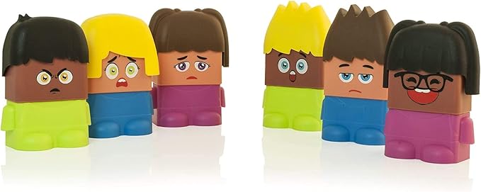 Miniland Social Emotional Learning Toy, Express Feelings - Emotiblocks - Image 6