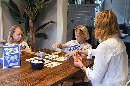 Continent Race Geography Educational Board Game for Kids, Tweens, Family, Friends, Teachers and Classrooms - Learn About Flags & Countries Around The World - Image 2