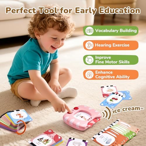 JoyCat Spanish & English Bilingual Talking Flash Cards for Toddlers 1-5 - Image 3