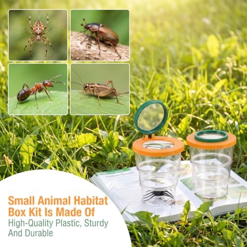 2 Pcs Insect Bug Viewer for Kids, Scalable Portable Bug Container - Image 4