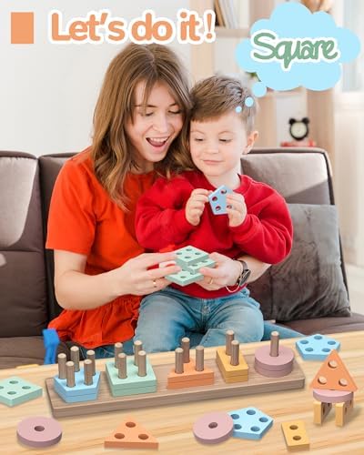 Montessori Toys for 1 2 3 Year Old Boy Girl, Toddler Learning Toys Gifts - Image 2