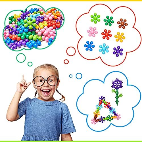 Clip Connect 100 Pieces | Diameter 1.5", Interlocking Solid Plastic Building Blocks Set Early STEM Educational Toy for Preschool Kids Boys and Girls, Promotes Fine Motor Skills & Sensory Development - Image 6