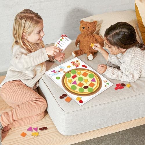 AKAYOK Pizza Felt Board Counting Game – Double-Sided Felt Play Set– Interactive Learning Supplies– Perfect for Math, Color Recognition - Image 4