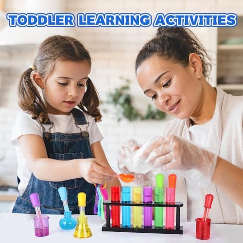 Science Kits for Kids 3-5 Test Tube Droppers for Kids Chemistry Set - Image 2