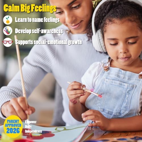 Feelings Chart for Kids – Step-by-Step Laminated Visual Chart for Emotional Regulation, Social Emotional Learning (SEL), Autism, ADHD, Home & Classroom, 9 x 12 Inch - Image 5